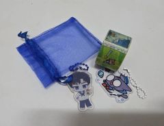オランピアソワレ 展示会 璃空 こはく糖 チャーム メッセージカード