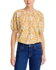 マザー レディース トップス シャツ MOTHER The Party in The Back Shirt Floral Notesのサムネイル