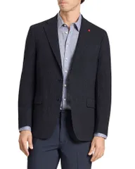 テッドベーカー メンズ アウター ジャケット・ブルゾン Ted Baker Winfred Neat Jacket Navy ネイビーのサムネイル