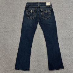 TRUE RELIGION JOEY フレアデニム USA製 W27 濃紺 - メルカリ
