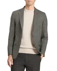 テッドベーカー メンズ アウター ジャケット・ブルゾン ミニ Ted Baker Winfred Mini Check Jacket Green グリーンのサムネイル