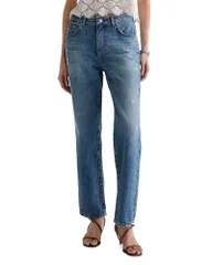 エージー レディース ボトムス デニムパンツ ジーンズ AG Brinley Mid Rise Straight Jeans in Reservaのサムネイル