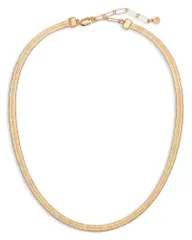 エティカ レディース アクセサリー ネックレス・チョーカー・ペンダントトップ レース Ettika Brooklyn Flat Herringbone Chainecklace 1821 Gold ゴのサムネイル