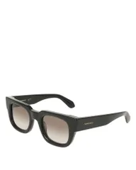 フェラガモ レディース アクセサリー サングラス・アイウェア FERRAGAMO Chunky Square Sunglasses 49mm Black ブラックのサムネイル
