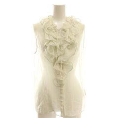 EPOCA ノースリーブカットソー 花柄 フリル袖 Vネック 40 - メルカリ