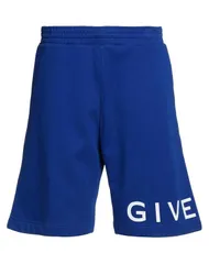 ジバンシー メンズ ボトムス ハーフパンツ・ショーツ ショートパンツバミューダパンツ GIVENCHY Bright Blue ブルーのサムネイル
