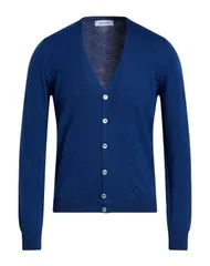 グランサッソ メンズ アウター カーディガン GRAN SASSO Midnight Blue ブルーのサムネイル