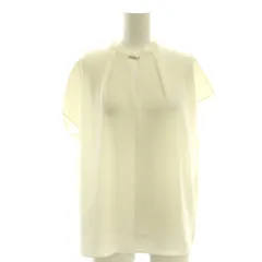 セオリーリュクス theory luxe 24SS Marvine Chrissy フレンチスリーブ ブラウス シャツ プルオーバー バンドカラー S32 アイボリー /CX ■OSのサムネイル