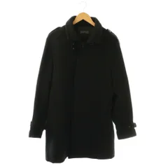 バーニーズニューヨーク BARNEYS NEW YORK ウール コート チェスター アウター  XXL ブラック /CX ■OSのサムネイル