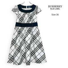 BURBERRY BLUE LABEL ノバチェック ワンピース 36 ベルト付 - メルカリ