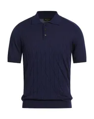 ロベルトコリーナ メンズ トップス ポロシャツ ROBERTO COLLINA Midnight Blue ブルーのサムネイル