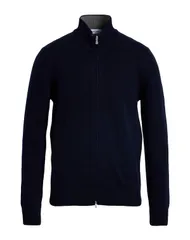 グランサッソ メンズ アウター カーディガン ファスナー付きニット GRAN SASSO Midnight Blue ブルーのサムネイル