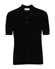 ドリス・ヴァン・ノッテン メンズ トップス ポロシャツ DRIES VANOTEN Black ブラックのサムネイル
