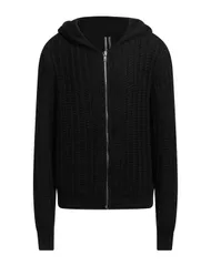 リックオウエンス メンズ アウター カーディガン RICK OWENS Black ブラックのサムネイル