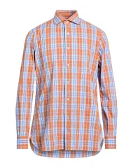 イザイア メンズ トップス シャツ ISAIA Reddish Brown ブラウンのサムネイル