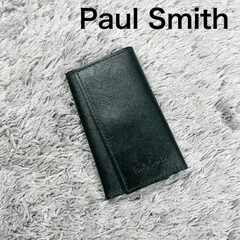 Paul Smith ポールスミス 本革 レザー 4連 キーケース ダークグリーン