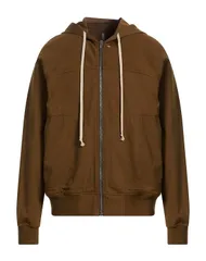 リックオウエンス メンズ アウター パーカー・スウェット RICK OWENS Military Green グリーンのサムネイル