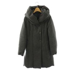 2482☆ qualite カリテ ダウンコート 3 グレー アウター ニット付 