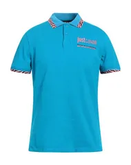 ジャストカバリ メンズ トップス ポロシャツ JUST CAVALLI Turquoise Blue ブルーのサムネイル