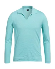 フェデーリ メンズ トップス ポロシャツ FEDELI Turquoise Blue ブルーのサムネイル