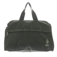 美品 LeSportsac ボストンバッグ 猫 刺繍柄 2way ブラック - メルカリ