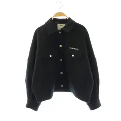 クラネ CLANE × CONVERSE ウール ジャケット 長袖 黒 ブラック /APのサムネイル