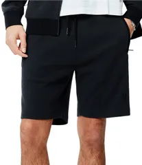 サイコバニー メンズ ボトムス ハーフパンツ・ショーツ ショートパンツ Psycho Bunny Keith TwoTone 8 Inseam Shorts Black ブラックのサムネイル