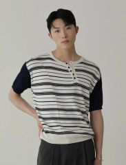 homies京都 フレンチリネン　ヘンリーネック　Tシャツ homies京都 フレンチリネン ヘンリーネックシャツ ホワイト - メルカリ