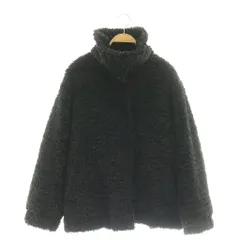 スピック&スパン Spick&Span タックコクーンハーフボアブルゾン ボアジャケット ブラック /DF ■OS ■SHのサムネイル