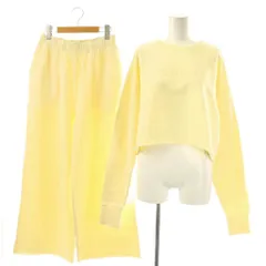 エミ emmi 25SS 10th eco emmiロゴスウェット プルオーバ パンツ ワイド セットアップ F クリーム色 /HK ■OSのサムネイル