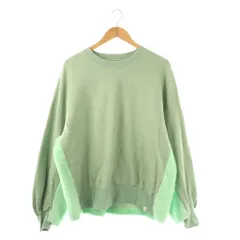 ファセッタズム FACETASM CSW-SW-M04FAUX FUR SWEAT スウェットトップス トレーナー フェイクファー 5 スモークグリーン ミント /ES ■OS ■SHのサムネイル