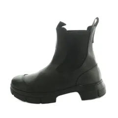 ガニー GANNI BOOTS Recycled Rubber サイドゴアブーツ ショートブーツ 39 26.0cm 黒 /MI ■OSのサムネイル