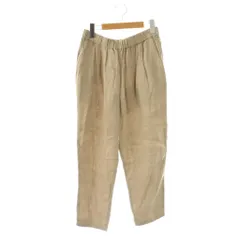 エヴァムエヴァ evam eva linen tuck pants テーパードパンツ リネン 1 ベージュ /ES ■OS