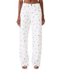 Marni マルニ ランウェイピース アップリケ テーパードジーンズ 36 