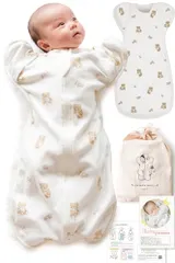 [Coperta] 【IHDI認証済み】スワドル おくるみ 新生児 【助産師が推薦 100%天然コットン】コペルタ ベビー用品 出産祝い (くまとおもちゃ, Small)pms 57a0daa9
