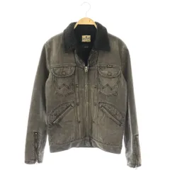 エーケーエム AKM × wrangler 裏ボア デニム ジャケット ジップアップ M グレー /HK ■OS ■ADのサムネイル