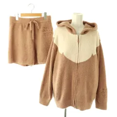 ジェラートピケ gelato pique ×ポケモンスリープ 24AW ベビモコ イーブイ パーカ&ショートパンツセット ルームウェア F キャメル /HK ■OS