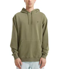 ボルコム メンズ アウター パーカー・スウェット Volcom Single Stone Pullover Hoodie Dark Olive オリーブのサムネイル