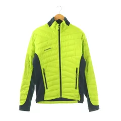 マムート MAMMUT フレキシブル ダウン ジャケット ジップアップ L イエローグリーン ネイビー 1010-12672 /DF ■OS ■ADのサムネイル