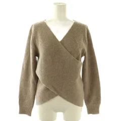 アベニールエトワール Aveniretoile 25AW ウールカシミヤカシュクールニット セーター プルオーバー 36 モカブラウン/CX ■OSのサムネイル