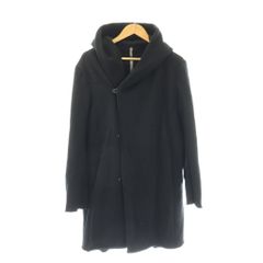 カズユキクマガイ アタッチメント カシミヤ混Wフェイス フーデッド