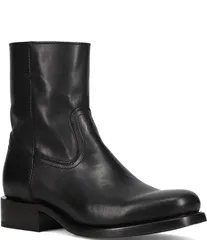フライ メンズ シューズ ブーツ・レインブーツ レザー Frye Mens Campus Leather Inside Zip Boots Black ブラックのサムネイル