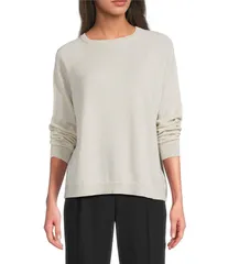 マレーラ レディース アウター ニット・セーター クルーネック セーター Marella Tesa Cashmere Beige Crew Neck Long Sleeve Sweater Beigeのサムネイル