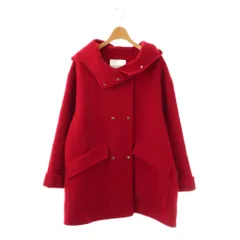 シップス エニィ SHIPS any 25AW リバーフーデッドAラインミドルコート アウター レッド /DO ■OSのサムネイル