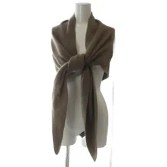 アパルトモン ドゥーズィエムクラス L'Appartement DEUXIEME CLASSE 25AW Cashmere Triangle Wrap ニットストール 三角形 カシミヤ ブラウン /YO24のサムネイル