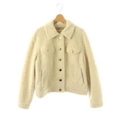 ルーニィ LOUNIE 24AW フェイクムートンジャケット 38 オフホワイト /HK ■OSのサムネイル