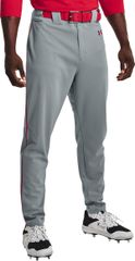 언더아머 맨즈 하의 캐주얼 팬츠 Under Armour Mens Gameday Vanish Piped Baseball Pants Baseball GreyRed 그레
