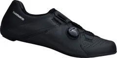 シマノ メンズ シューズ スニーカー Shimano MensHRC300 Wide Road Cycling Shoes Black ブラックのサムネイル