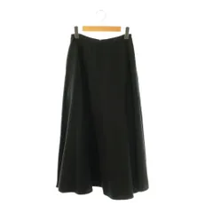 ユニオンランチ UNION LAUNCH FLARED SKIRT スカート LAppartement取り扱い ロング フレア シルク混 リネン混 XS ブラック /DO ■OSのサムネイル