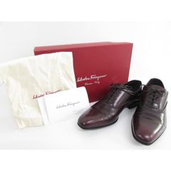 Ferragamo レザースニーカー メンズ 27〜27.5cm 9M 本革 茶 - メルカリ